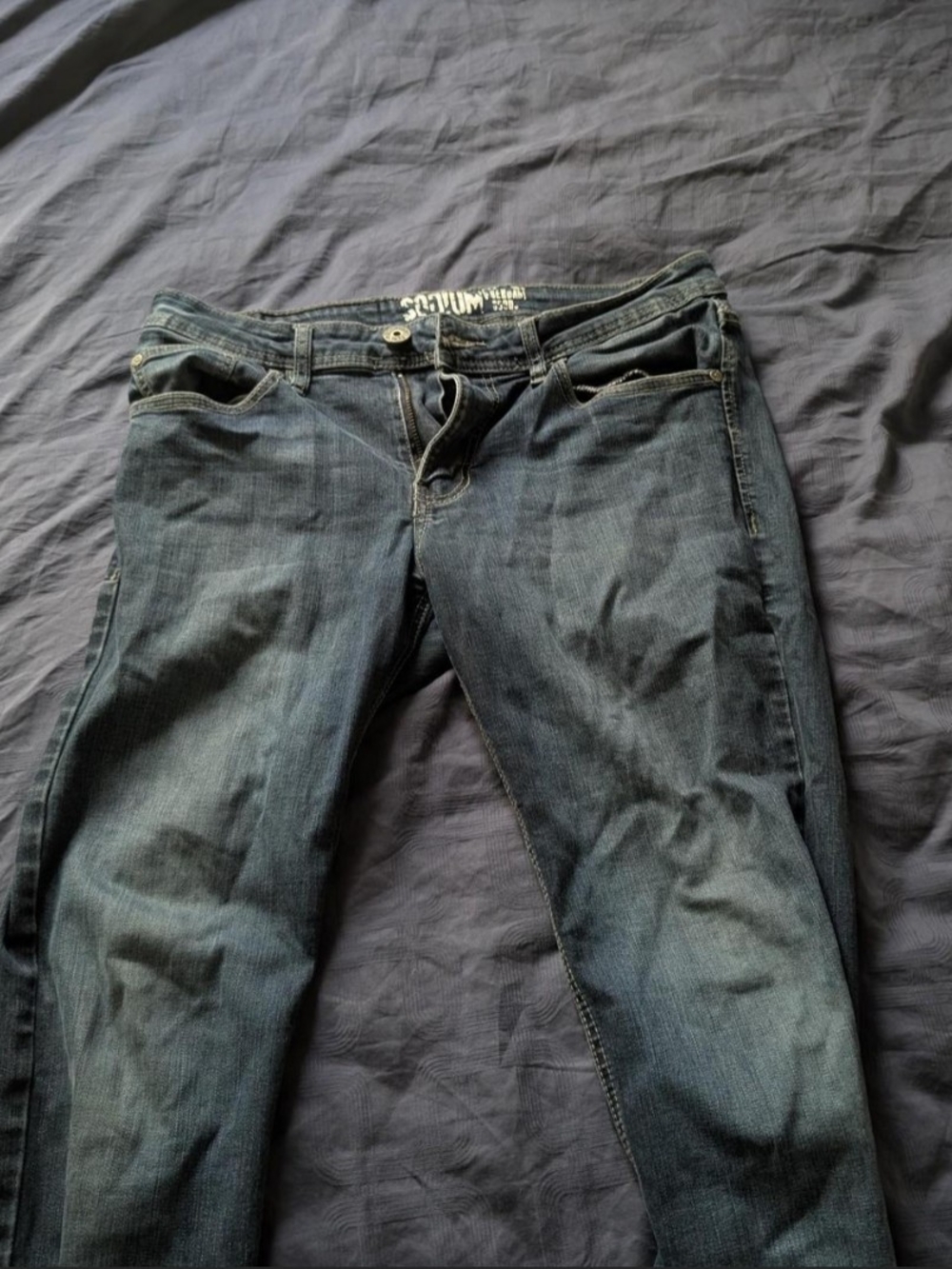 Dark Blue Y2k Denim Jeans